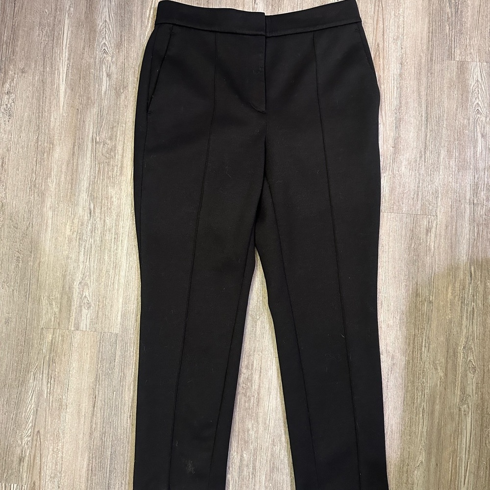 Ann Taylor Black Tailored Ankle Trousers